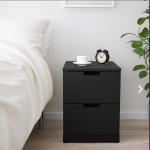 طاولة سرير جانبية- اسود